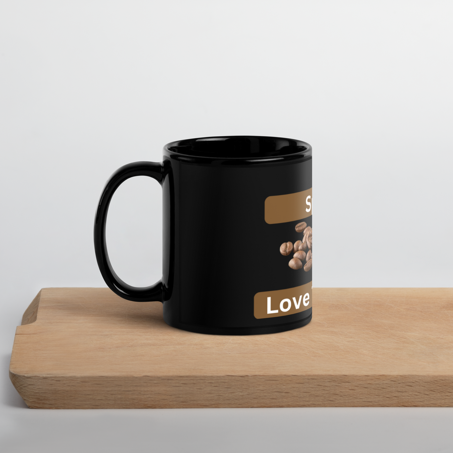 Black Glossy Mug